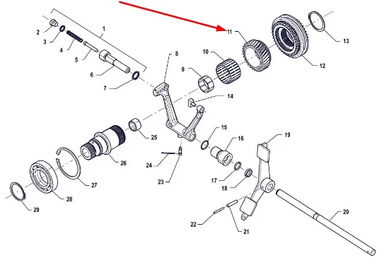 Slika Gear wheel Z=31 P5M37301107