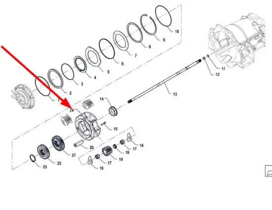 Slika Planetary gear housing P5M37301112