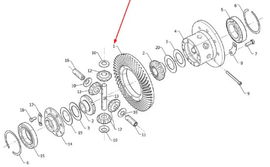 Slika Attack ring gear Z=51 P5M38201102