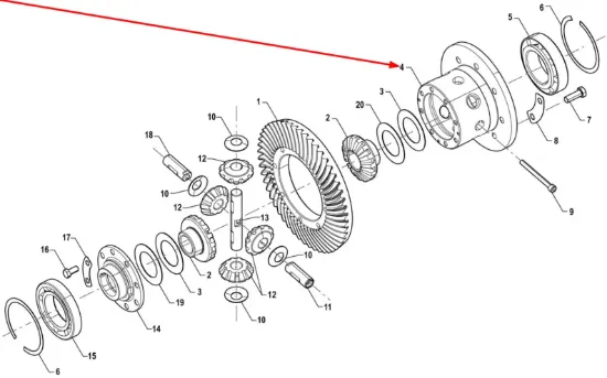 Slika Differential housing P5M38201105