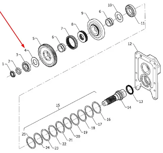 Slika Spacer 50 x 90 x 4 P5M41101111