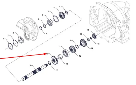 Slika Gear wheel P5P37301117