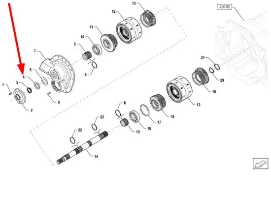 Slika Locking nut M40 x 1,5 P5P37301127