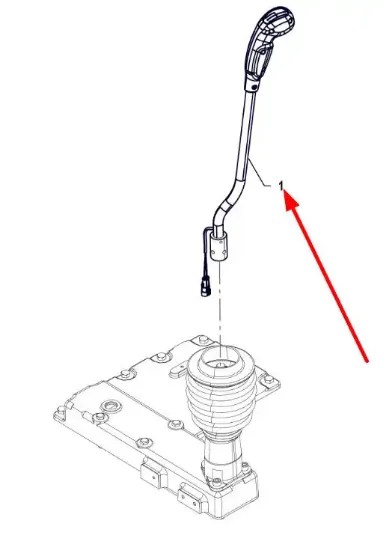 Slika Gear shift lever P5P37401014