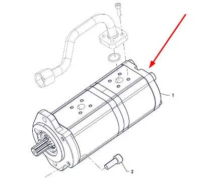 Slika Hydraulic pump P5P54001108