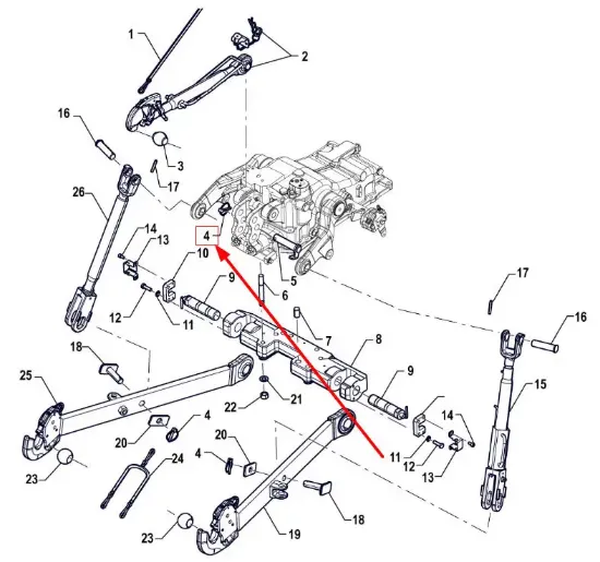 Slika Cotter pin with ring P5P56101113