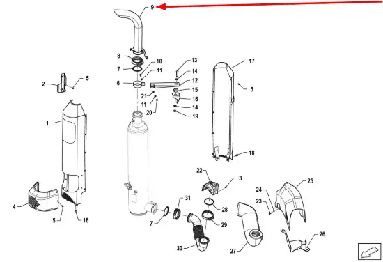 Slika Exhaust pipe end P5S22201110