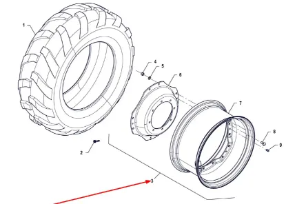 Slika Complete rim W14L x 28 P5S32001029