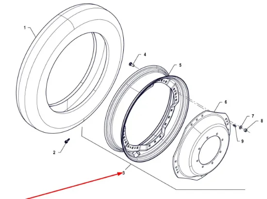 Slika Complete rim W8 x 32 P5S32001061