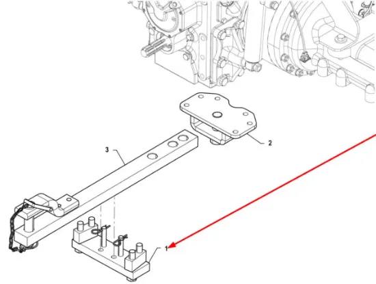 Slika Hitch beam mount P5S35001015