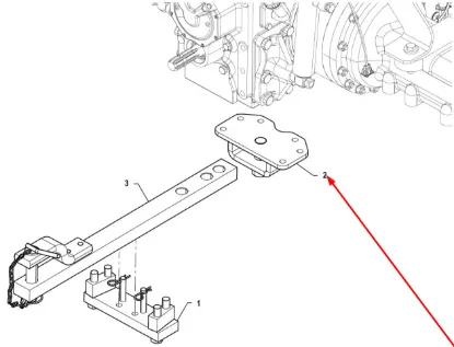 Slika Hitch beam mount P5S35001016