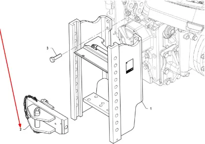 Slika Rear straight hitch P5S35001107