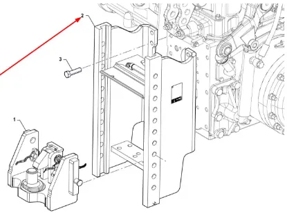 Slika Rear hitch frame P5S35001114