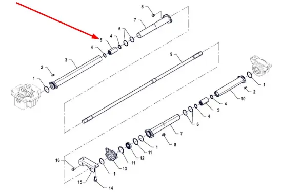 Slika Shaft sleeve P5S36001125