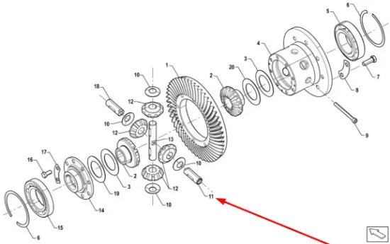 Slika Differential pin P5S38201114