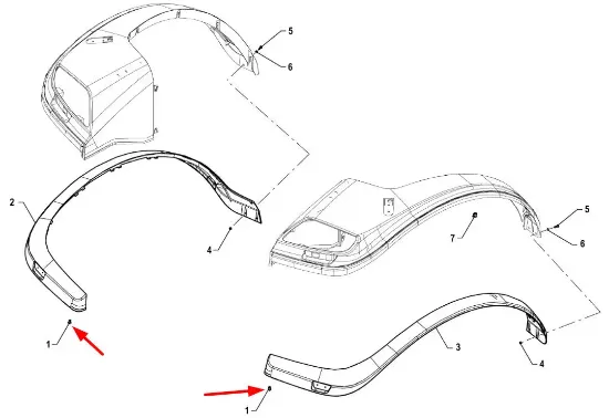 Slika Fender latch P5S45601154