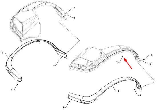 Slika Fender latch P5S45601155