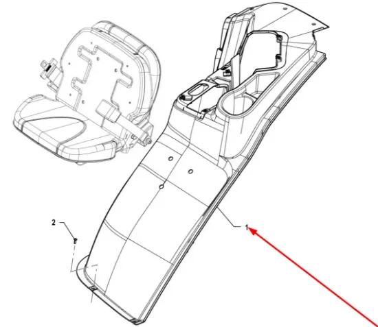 Slika Left cabin fender cover P5S45801239