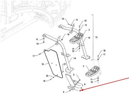 Slika Step fastener P5S45901138