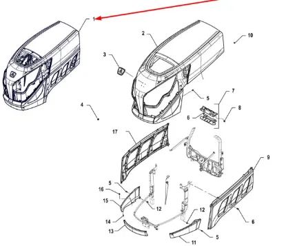 Slika Engine cover P5S47101098