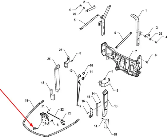 Slika Hood latch complete P5S47301009