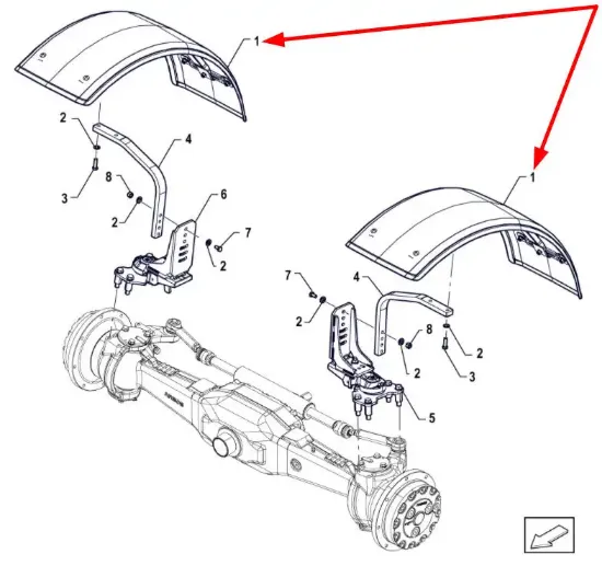 Slika Front fender P5S47701104