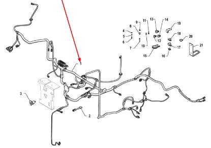Slika Electrical wiring harness P5S48201194