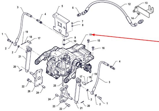 Slika Rear linkage P5S55101047