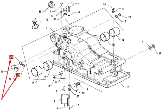 Slika Rear linkage seal kit P5S55102120