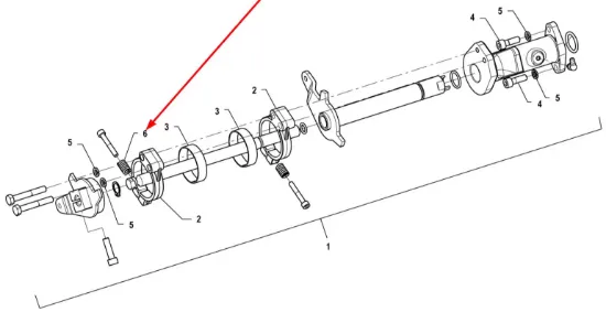 Slika Clutch hub spring P5S55102125