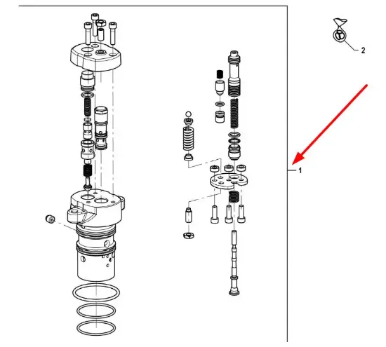 Slika Rear linkage control valve P5S55102127