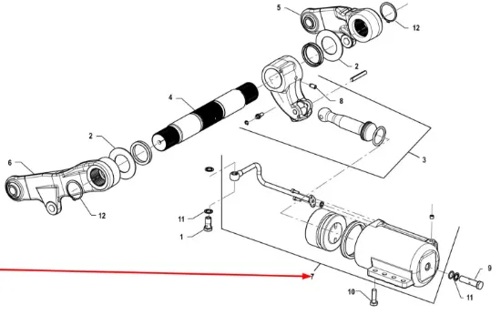 Slika Actuator set with cable P5S55102132