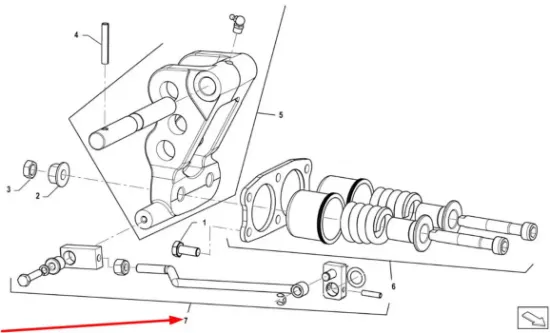 Slika Rear linkage P5S55102150