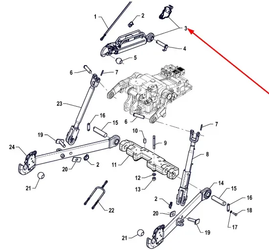 Slika Central linkage linkage P5S56101106