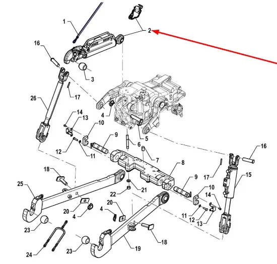 Slika Central linkage linkage P5S56101199