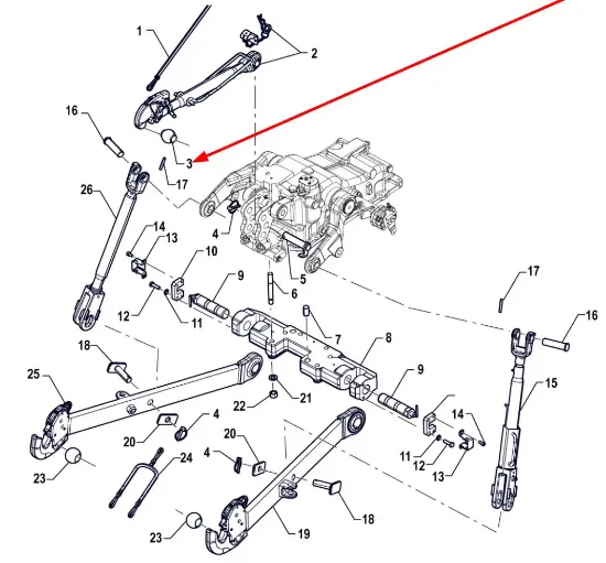 Slika Central link ball TUZ cat. 2 P5S56101219