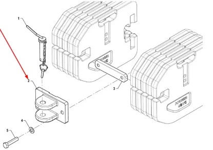 Slika Front hitch P5S74101102