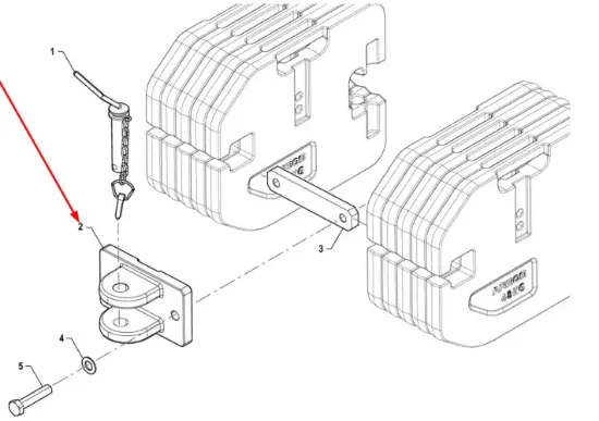 Slika Front hitch P5S74101102