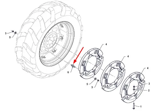 Slika Special wheel weight bolt M16 x 2.0 P5S95001110