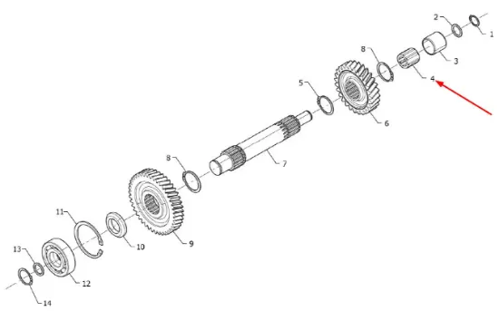 Slika Needle roller bearing assembly K20 x 30 x 30 PIS01040007