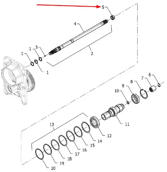 Slika Needle bearing K30 x 35 x 17 PIS01040012