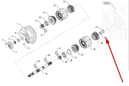 Slika External snap ring 45 x 2,5 mm PIS06010013