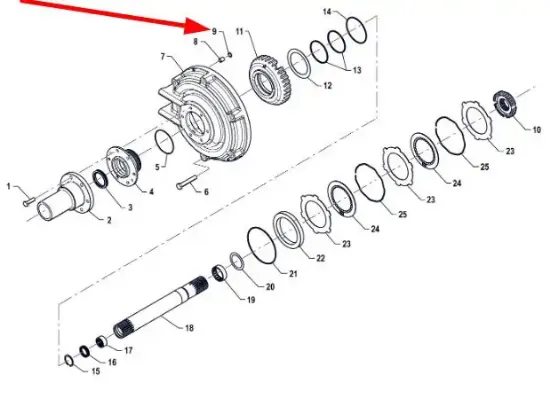 Slika O-ring 12,42 x 1.78 PIS07010008
