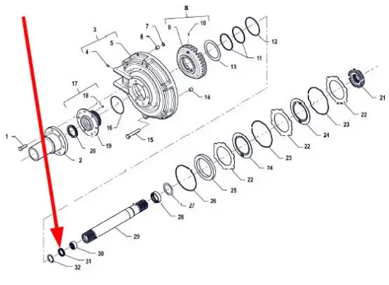 Slika Oil seal ring 28 x 38 x 7 PIS08010003