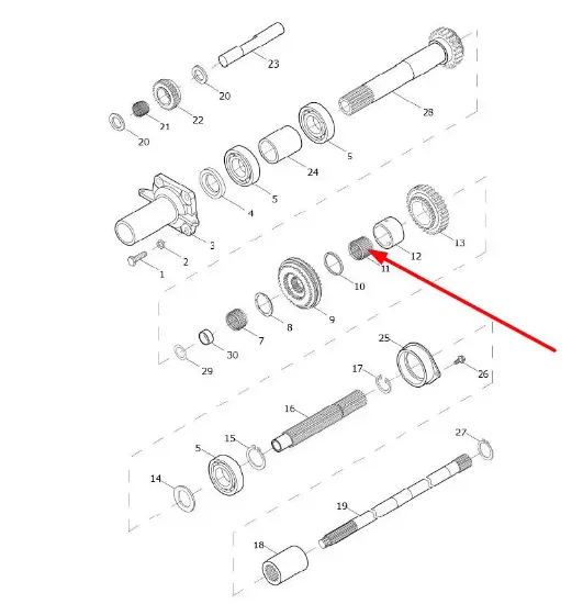 Slika Gearbox gear needle bearing K42 x 48 x 21 QLWZB120-K42X48X21