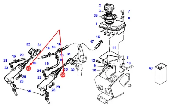 Slika Brake pump repair kit RK22543