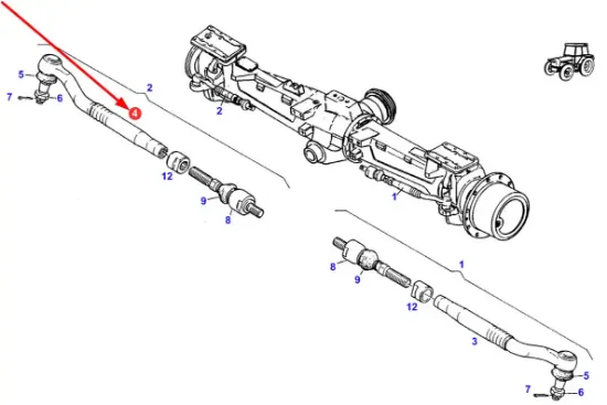 Slika Tie rod end M28 x 1,5 STR-20A479