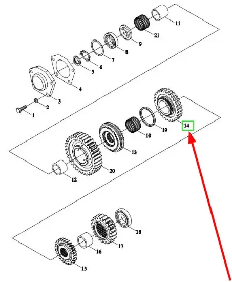 Slika 1nd gear TB372010011SXNUMXK