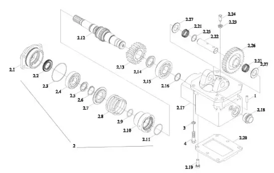 Slika Complete front drive TB1S421010000K