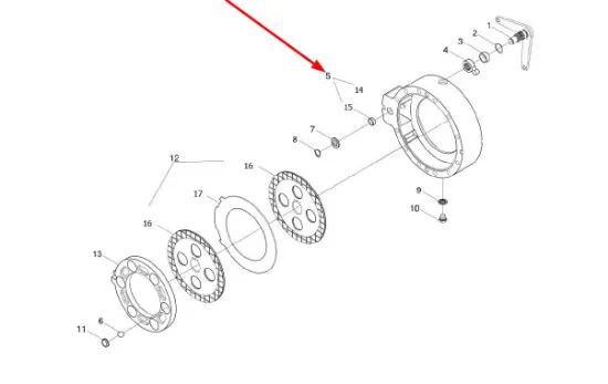 Slika Right brake disc housing TB1S432010003K